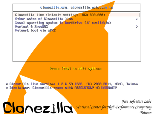 clonezilla