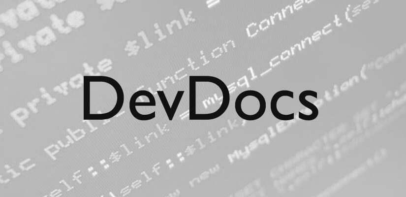 Devdocs. Devdocs logo. Scope Manifest json devdocs.